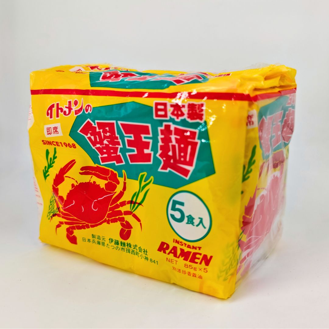 Itomen Crab King Instant Ramen 伊藤麵 蟹王麵 | Sim Sim Foods