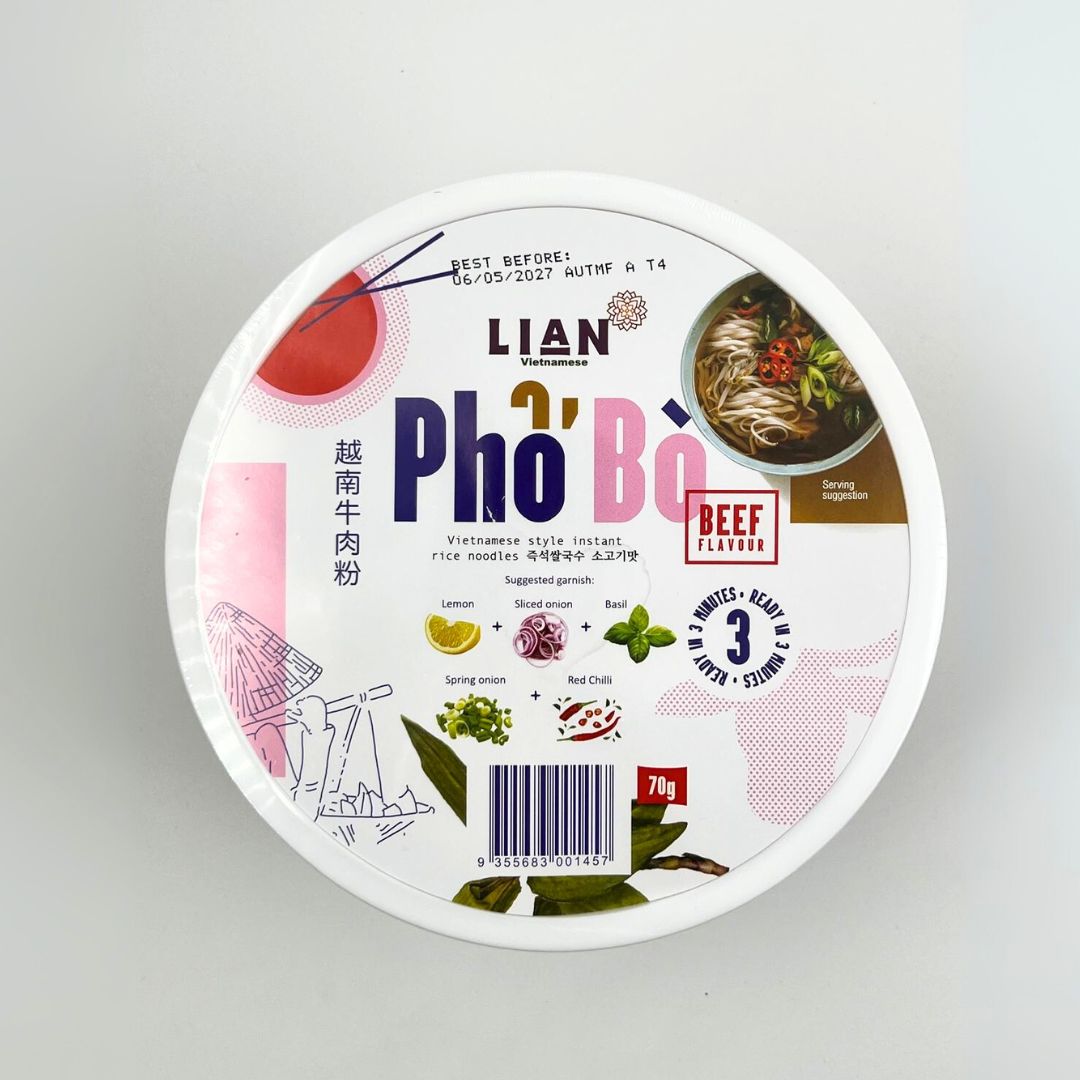 Lian Pho Bo Rice Noodles (Beef Flavour) | Sim Sim Foods
