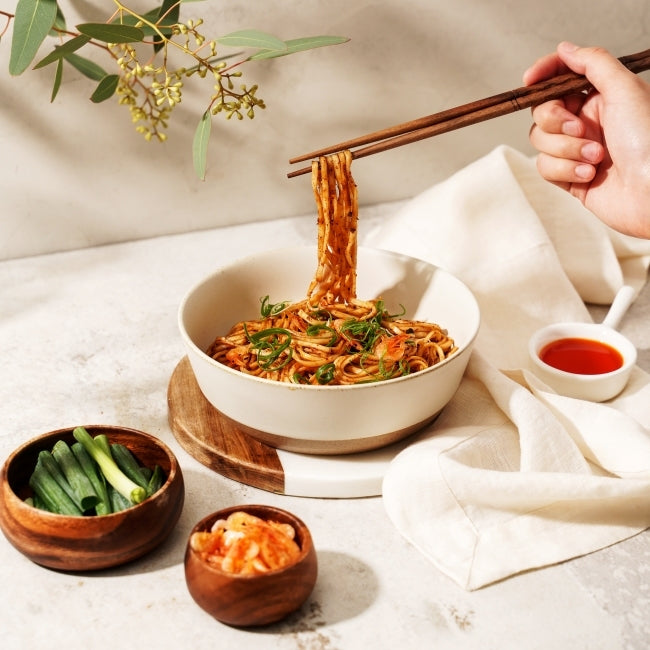 Spicy Shrimp Noodle - MMM by Paul Lee | Sim Sim Foods
