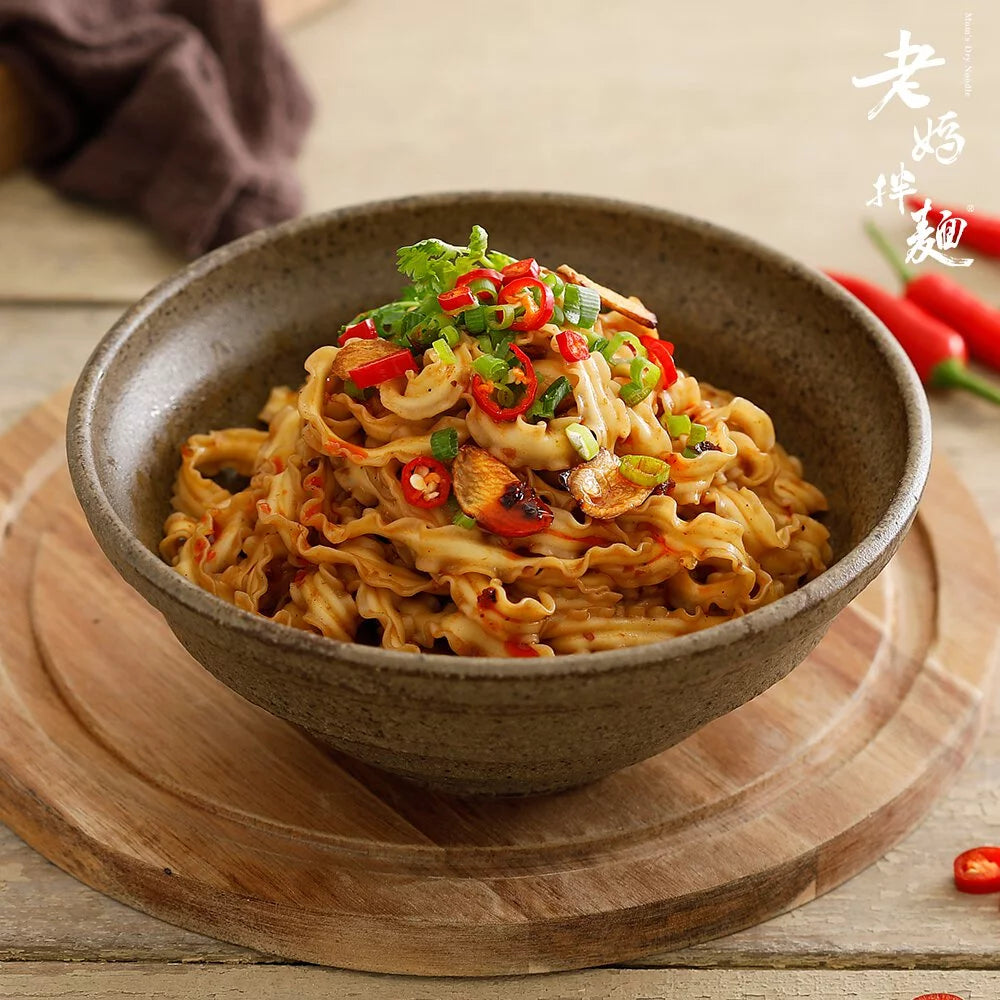 Laoma Noodles - Sichuan Spicy Noodle 老媽拌麵 麻辣拌麵 | Sim Sim Foods