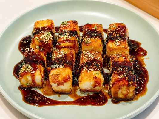 Crispy Teriyaki Tofu Sushi Recipe 香脆照燒豆腐壽司食譜