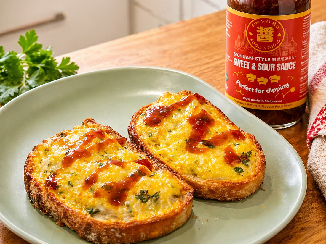 Sichuan Prawn Toast Air Fryer Recipe 四川蝦多士氣炸鍋食譜