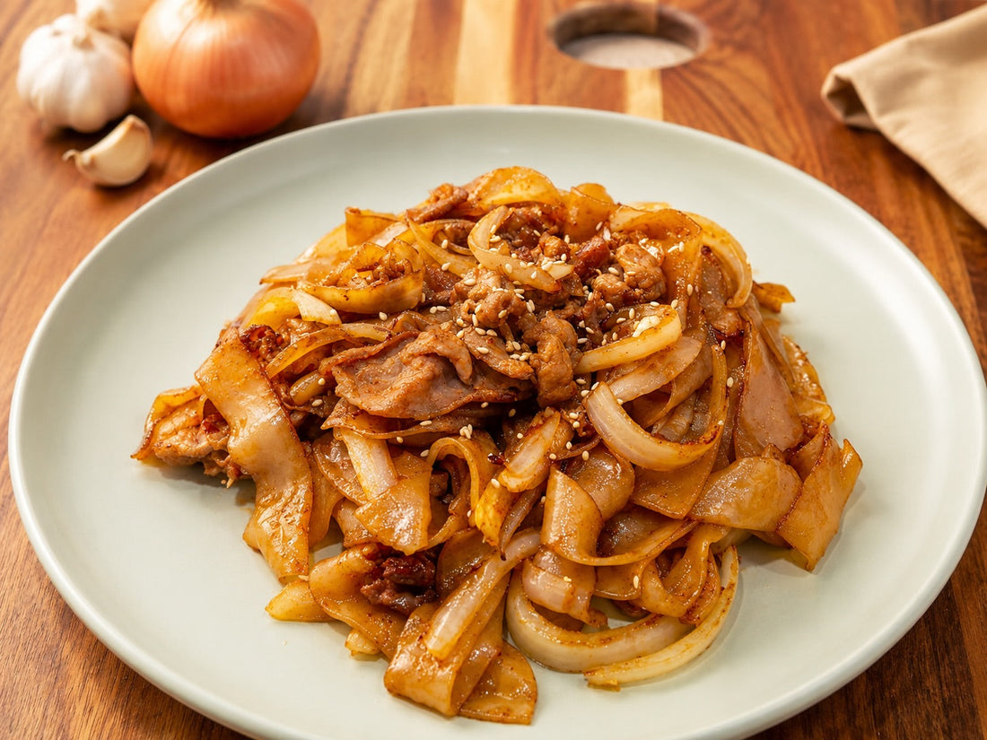 Teriyaki Beef Chow Fun Recipe 照燒汁炒牛河食譜