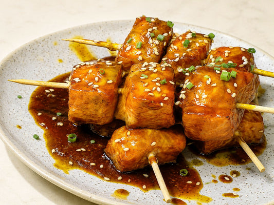 Teriyaki Salmon Skewers Recipe 照燒三文魚串食譜