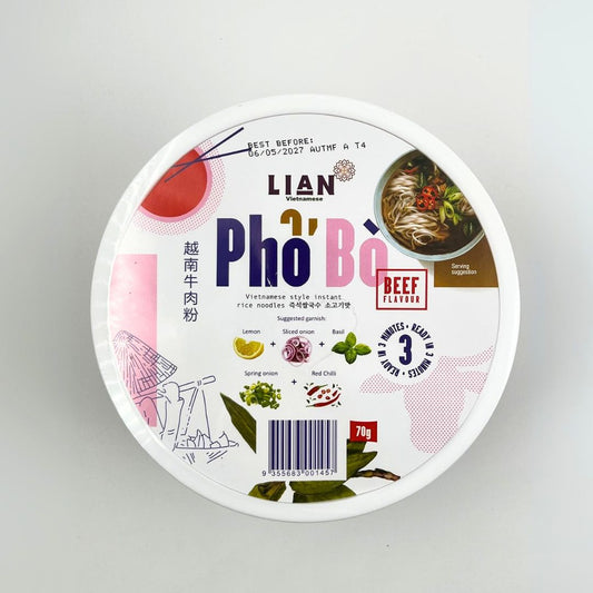 Lian Pho Bo Rice Noodles (Beef Flavour) | Sim Sim Foods