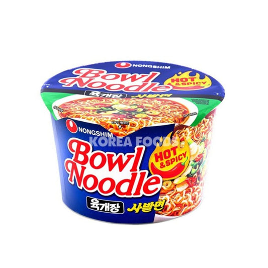 Nongshim Bowl Noodle（Hot & Spicy Soup）農心韓國泡麵 | Sim Sim Foods