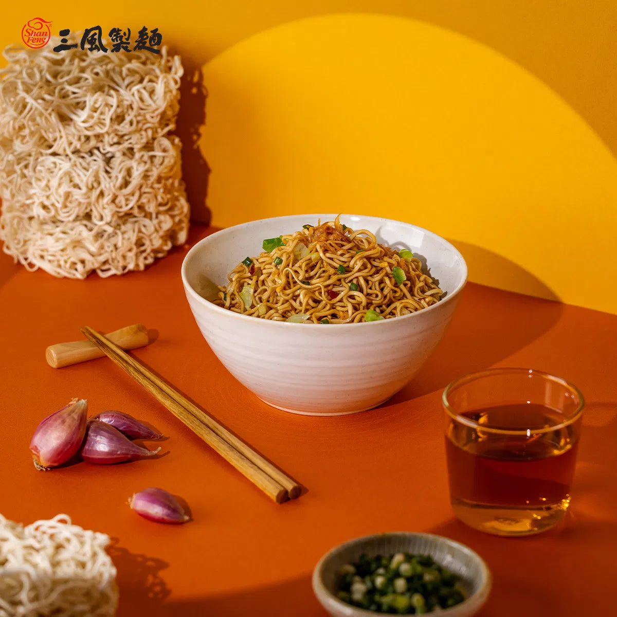 Shan Feng - Spring Onion Chicken Flavor Noodle | Sim Sim Foods
