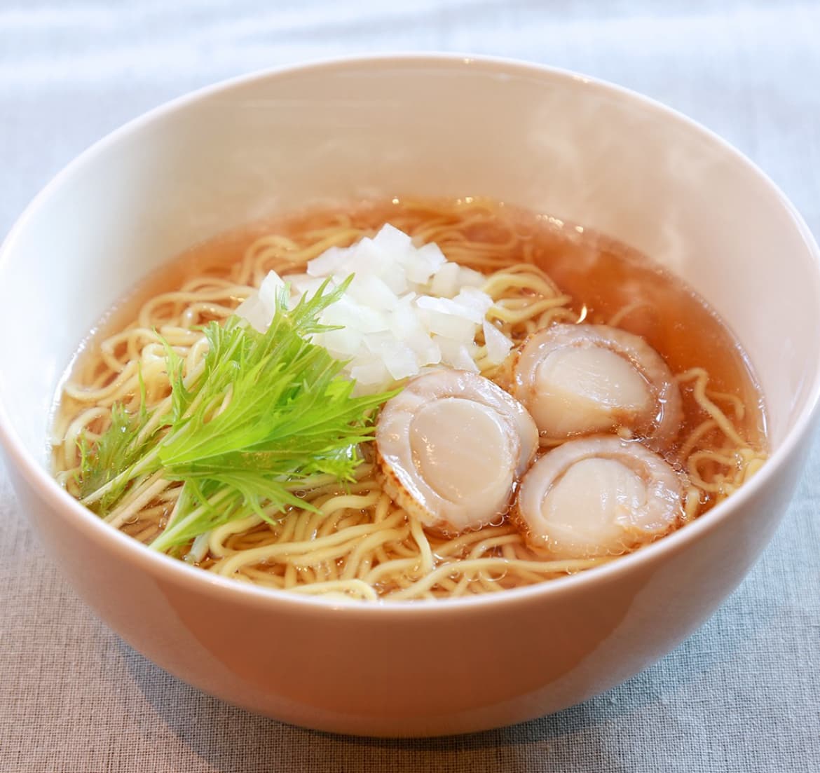 Tabete Hokkaido Scallop Dashi Shio Ramen 北海道元貝拉麵 | Sim Sim Foods