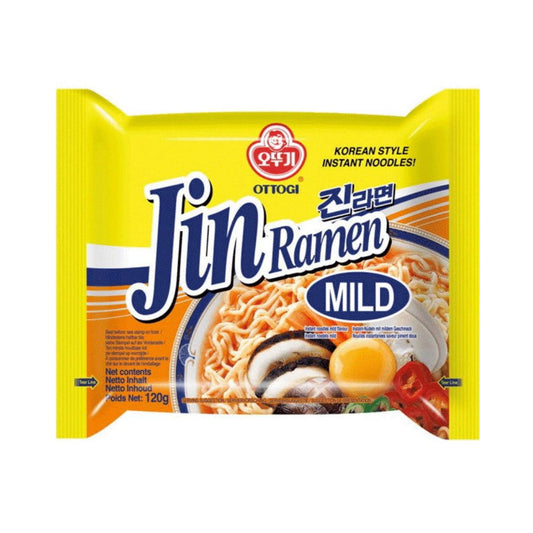 Ottogi Jin Ramen (Mild) 不倒翁真拉麵（微辣）| Sim Sim Foods